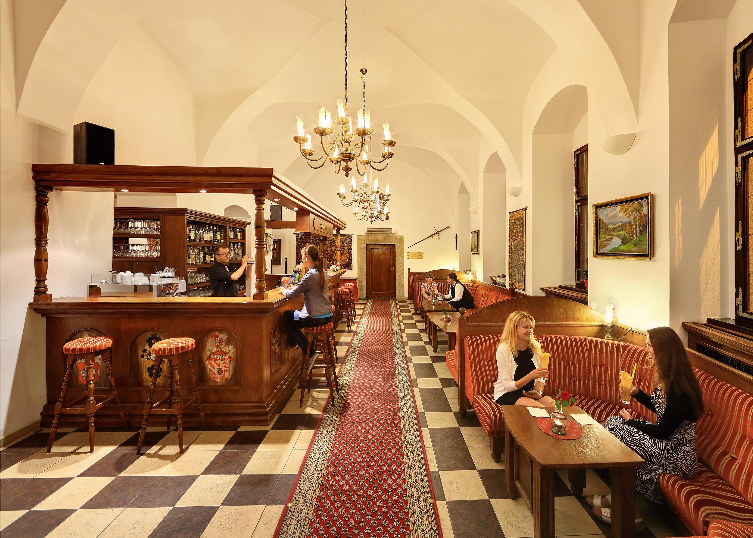 Hotel Ruze Český Krumlov Exterior foto The interior of the restaurant