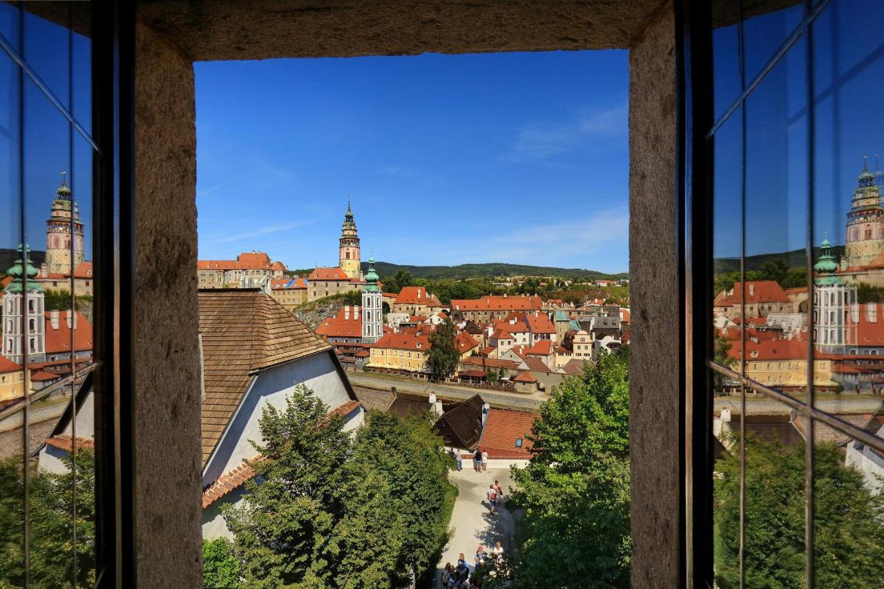 Hotel Ruze Český Krumlov Exterior foto View of the old town